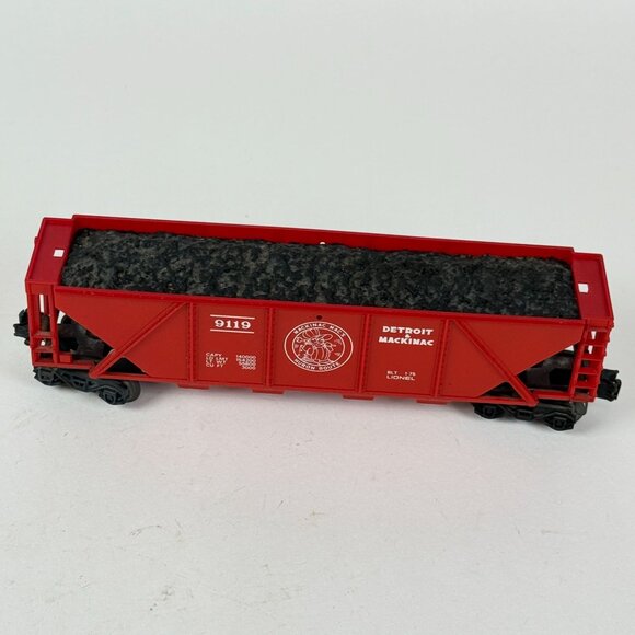 Lionel O Scale 6-9119 Detroit & Mackinaw Hopper Car W/Coal Load Model Train - Picture 2 of 9
